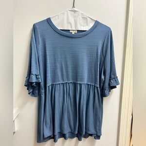 Wonderly babydoll top women’s large